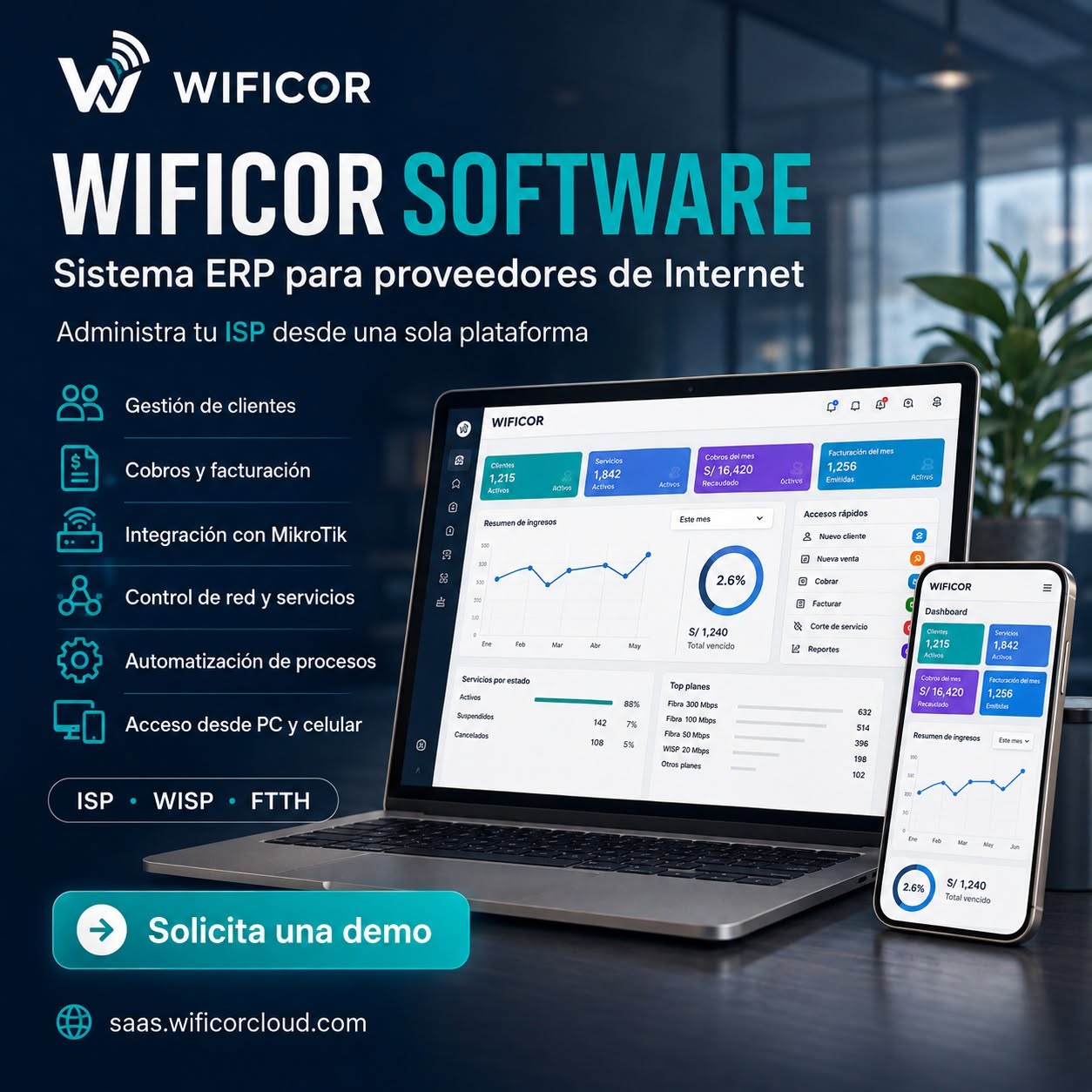 SISTEMA DE GESTION ISP WISP